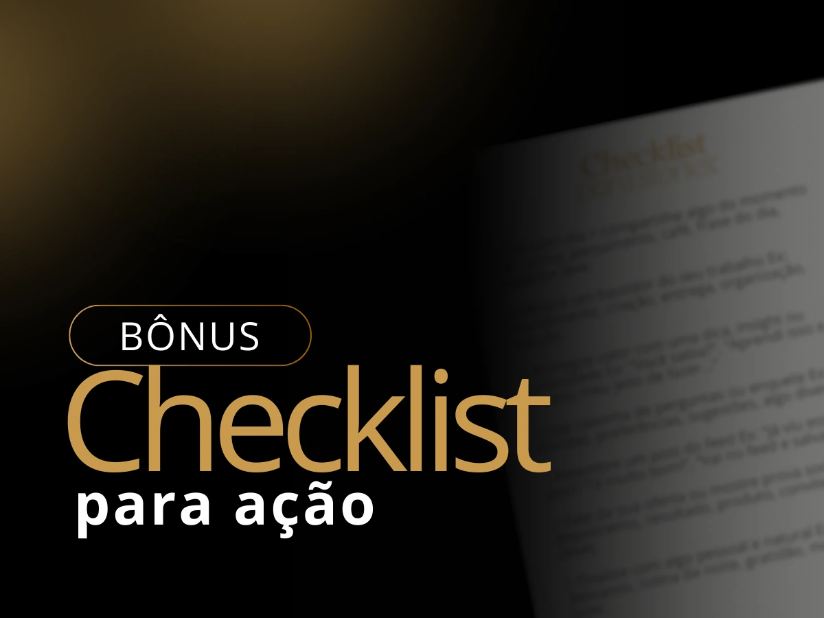 Checklist para ação